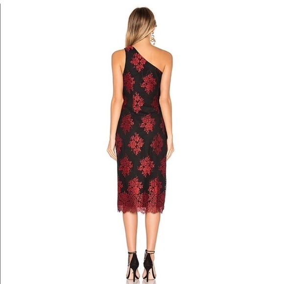 NWOT REVOLVE H:OURS Leonardo Gown Spanish Red S - Picture 4 of 11